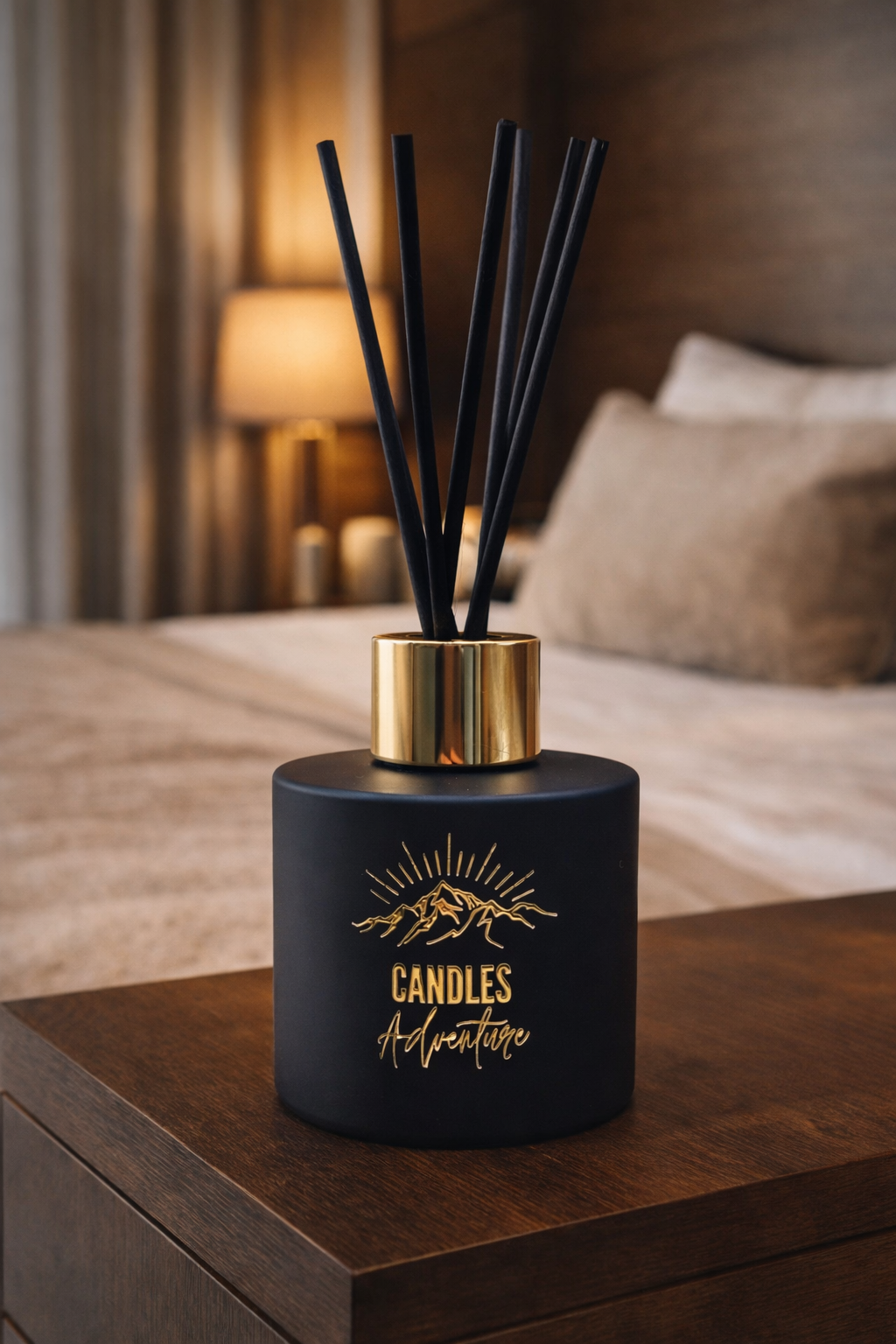 Diffuseur à bâtonnets New York – Cuir & Boisé